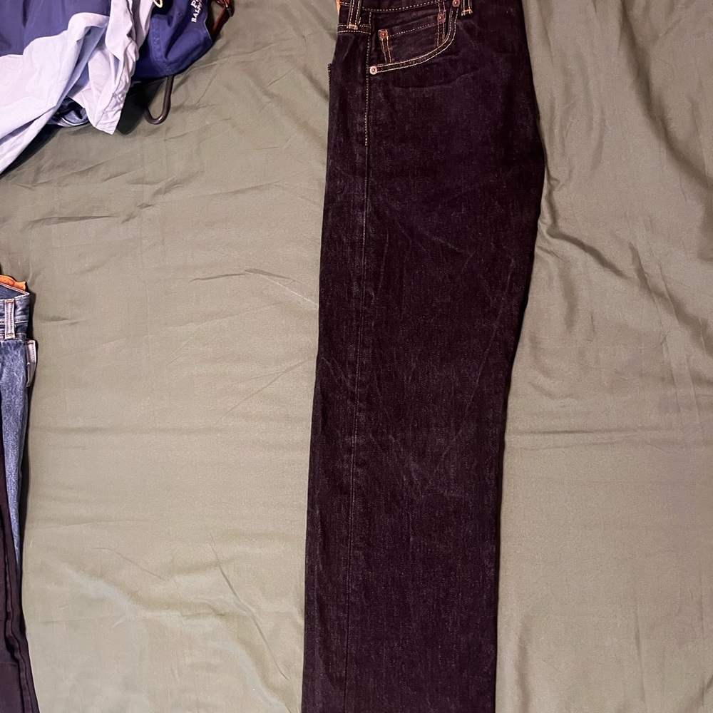 501 Levi's Dark Blue Denim Jeans